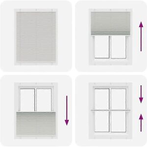 vidaXL Pleated Blind - 110 x 100 cm - Durable Polyester vidaXL Pleated Blind - 110 x 100 cm - Durable Polyester