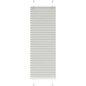 vidaXL Pleated Blind - 50x150 cm - Light Grey - Pleated Blind vidaXL Pleated Blind - 50x150 cm - Light Grey - Pleated Blind