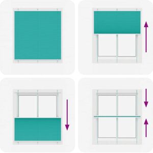 vidaXL Polyester Pleated Blind - Window Blinds vidaXL Polyester Pleated Blind - Window Blinds