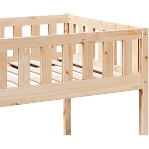 vidaXL Kids Bed - 90x190cm - Solid Pinewood - No Mattress vidaXL Kids Bed - 90x190cm - Solid Pinewood - No Mattress