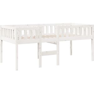 vidaXL Kids Bed White - 75x190cm - Childrens Wooden Frame vidaXL Kids Bed White - 75x190cm - Childrens Wooden Frame