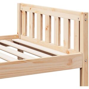 VidaXL Kids Bed - Pine - Natural - 80x200cm - Kids Bed VidaXL Kids Bed - Pine - Natural - 80x200cm - Kids Bed