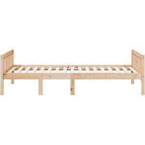 vidaXL Kids Bed Natural Pine Wood - Kids Bed vidaXL Kids Bed Natural Pine Wood - Kids Bed