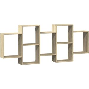 vidaXL Sonoma Oak Wall Shelf 159x18x65 cm - Wall Storage Shelf vidaXL Sonoma Oak Wall Shelf 159x18x65 cm - Wall Storage Shelf