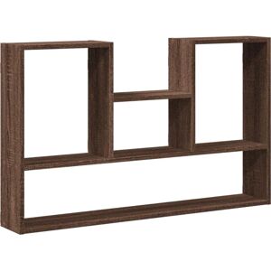 vidaXL Wandregal Braun Eiche - 99x15x60 cm - Spanplatte - Wandregal vidaXL Wandregal Braun Eiche - 99x15x60 cm - Spanplatte - Wandregal