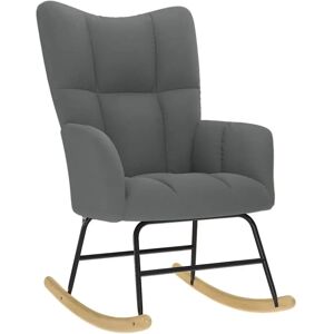 vidaXL Schaukelstuhl Dunkelgrau - Rocking chair vidaXL Schaukelstuhl Dunkelgrau - Rocking chair