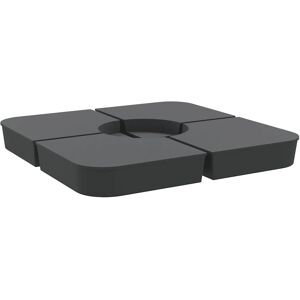 VidaXL Parasol Base Set Cross Stand 100kg - Outdoor Umbrella Support VidaXL Parasol Base Set Cross Stand 100kg - Outdoor Umbrella Support