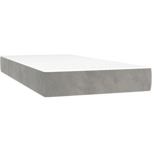 vidaXL 4016558 Matelas - Ressorts, Velours, 80x210 cm vidaXL 4016558 Matelas - Ressorts, Velours, 80x210 cm