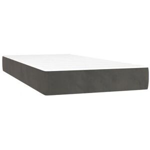 vidaXL 4016607 Matelas Ressorts Sac Velours Gris Foncé - Matelas - Publicité vidaXL 4016607 Matelas Ressorts Sac Velours Gris Foncé - Matelas - Publicité