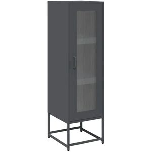 vidaXL Buffet en acier laminé anthracite - Publicité vidaXL Buffet en acier laminé anthracite - Publicité