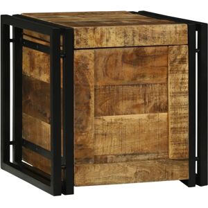 vidaXL Solid Mango Wood Storage Box - 40x40x40 cm vidaXL Solid Mango Wood Storage Box - 40x40x40 cm
