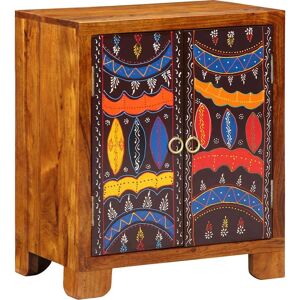 vidaXL Sideboard Multicolour 50x35x60 Solid Wood Acacia cabinet cupboard - Sideboard vidaXL Sideboard Multicolour 50x35x60 Solid Wood Acacia cabinet cupboard - Sideboard