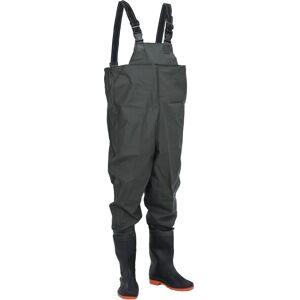 vidaXL Chest Waders with Boots Dark Green Size 39 - Waders vidaXL Chest Waders with Boots Dark Green Size 39 - Waders