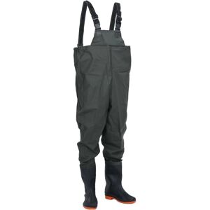 vidaXL Dark Green Chest Waders with Boots - Waterproof Hunting Fishing Wader vidaXL Dark Green Chest Waders with Boots - Waterproof Hunting Fishing Wader