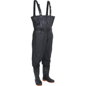 vidaXL Chest Waders Black Size 44 Waterproof Hunting Fishing Waders vidaXL Chest Waders Black Size 44 Waterproof Hunting Fishing Waders