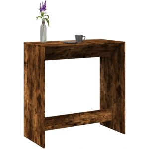 vidaXL Black Oak Bar Table - Bar Table vidaXL Black Oak Bar Table - Bar Table
