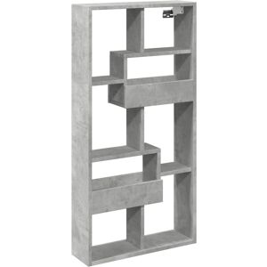 vidaXL Wall Cabinet Concrete Grey 50x15x100 cm - Wall Storage vidaXL Wall Cabinet Concrete Grey 50x15x100 cm - Wall Storage