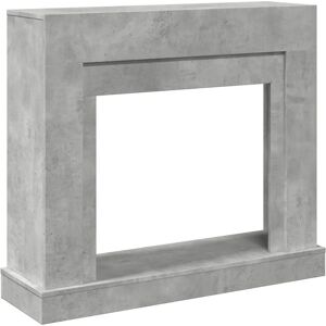 vidaXL Fireplace Surround Concrete Grey - Fireplace Surround vidaXL Fireplace Surround Concrete Grey - Fireplace Surround