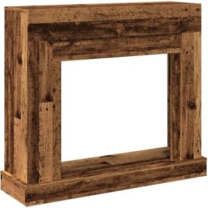 vidaXL Old Wood Fireplace Surround - Fire Place Frame Engineer vidaXL Old Wood Fireplace Surround - Fire Place Frame Engineer