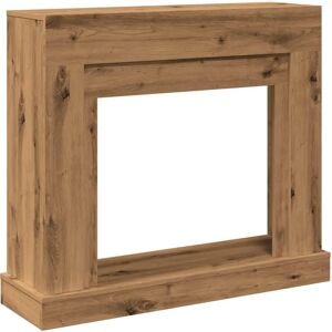 vidaXL Fireplace Surround Artisan Oak 100x30x87.5 cm - Fireplace Surround vidaXL Fireplace Surround Artisan Oak 100x30x87.5 cm - Fireplace Surround