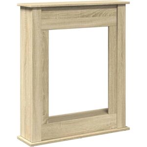vidaXL Fireplace Surround Sonoma Oak - Fireplace Surround - Engineered Wood vidaXL Fireplace Surround Sonoma Oak - Fireplace Surround - Engineered Wood