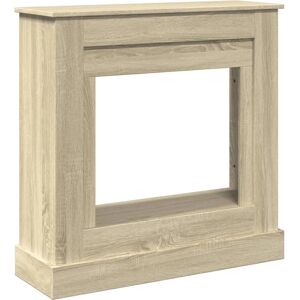 vidaXL Sonoma Oak Fireplace Surround - Fireplace Type vidaXL Sonoma Oak Fireplace Surround - Fireplace Type