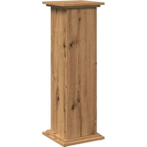 vidaXL Display Stand with Storage Artisan Oak - Display Stand - Three-tier Storage - Durable Engineered Wood vidaXL Display Stand with Storage Artisan Oak - Display Stand - Three-tier Storage - Durable Engineered Wood