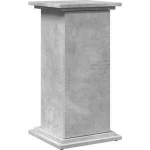 vidaXL Grey Concrete Engineered Wood Display Stand - Display Stand vidaXL Grey Concrete Engineered Wood Display Stand - Display Stand