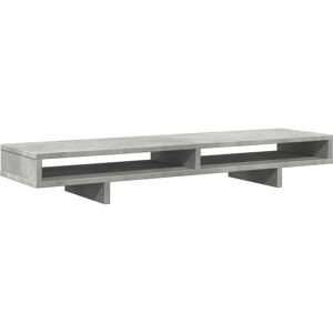 vidaXL Monitor Stand Concrete Grey - Monitor Stand vidaXL Monitor Stand Concrete Grey - Monitor Stand