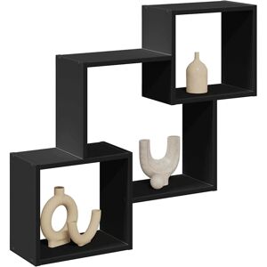 vidaXL Wall Cabinet - Black - 78x18x71 cm - Storage Furniture vidaXL Wall Cabinet - Black - 78x18x71 cm - Storage Furniture