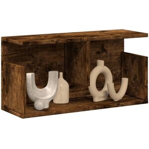 vidaXL Wall Cabinet 60x20x30 cm Smoked Oak - Wall Cabinet vidaXL Wall Cabinet 60x20x30 cm Smoked Oak - Wall Cabinet