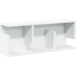 vidaXL Wall Cabinet - Durable engineered wood, White, 80x20x30 cm - Wall Cabinet vidaXL Wall Cabinet - Durable engineered wood, White, 80x20x30 cm - Wall Cabinet