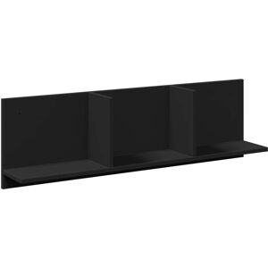 vidaXL Black Wall Cabinet - Engineered Wood Storage vidaXL Black Wall Cabinet - Engineered Wood Storage