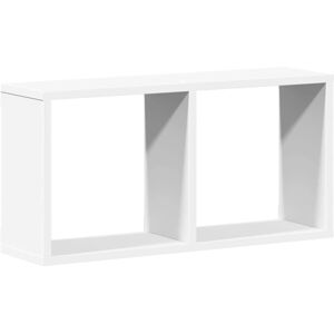 vidaXL Wall Cabinet 60x16x30 cm White Engineered Wood - Wall Cabinet vidaXL Wall Cabinet 60x16x30 cm White Engineered Wood - Wall Cabinet