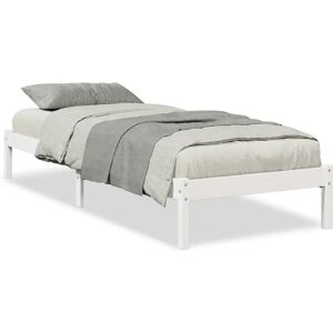 vidaXL Extra Langes Bettgestell 100x210 cm Weiß - Bettgestell vidaXL Extra Langes Bettgestell 100x210 cm Weiß - Bettgestell