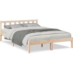 vidaXL Natuurlijk 160x210 cm Bed Frame - Bedtype vidaXL Natuurlijk 160x210 cm Bed Frame - Bedtype