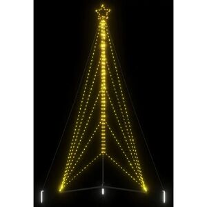 vidaXL Sapin de Noël lumineux 861 LEDs 478 Cm blanc chaud - Sapin de Noël vidaXL Sapin de Noël lumineux 861 LEDs 478 Cm blanc chaud - Sapin de Noël