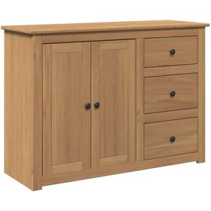 vidaXL 112x40x80 cm Buffet en pin massif - Rangement rustique - Publicité vidaXL 112x40x80 cm Buffet en pin massif - Rangement rustique - Publicité