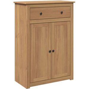 vidaXL Panama 80x40x114 cm Solid Wood Pine Shoe Cabinet vidaXL Panama 80x40x114 cm Solid Wood Pine Shoe Cabinet