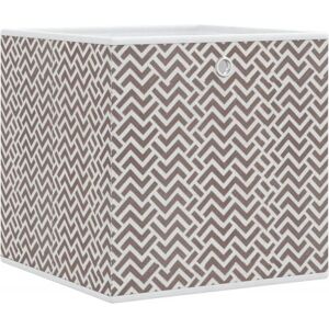 vidaXL Foldable Storage Boxes - 4 pcs - Brown - 32x32x32 cm - Storage Organizer vidaXL Foldable Storage Boxes - 4 pcs - Brown - 32x32x32 cm - Storage Organizer
