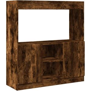 vidaXL Smoked Oak 92x33x100 cm Sideboard - Storage Organiser vidaXL Smoked Oak 92x33x100 cm Sideboard - Storage Organiser