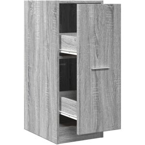 vidaXL Grey Sonoma Storage Cabinet - 30x41x77.5 cm Storage Cabinet vidaXL Grey Sonoma Storage Cabinet - 30x41x77.5 cm Storage Cabinet