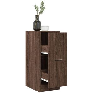 vidaXL Apothecary Cabinet Brown Oak 30x41x77.5 cm Engineered Wood - Storage Cabinet vidaXL Apothecary Cabinet Brown Oak 30x41x77.5 cm Engineered Wood - Storage Cabinet
