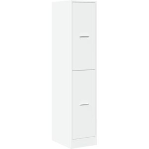 vidaXL Apothecary White 30x41x144.5 cm Engineered Wood Storage Cabinet - Storage Cabinet vidaXL Apothecary White 30x41x144.5 cm Engineered Wood Storage Cabinet - Storage Cabinet