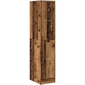 vidaXL Bois Ancien 30x41x144,5cm Armoire de Rangement - Publicité vidaXL Bois Ancien 30x41x144,5cm Armoire de Rangement - Publicité