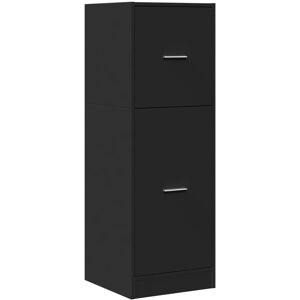 vidaXL Black 40x41x118 cm Storage Cabinet - Storage Cabinet vidaXL Black 40x41x118 cm Storage Cabinet - Storage Cabinet