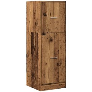 vidaXL Old Wood 40x41x118 cm Storage Cabinet - Storage Cabinet vidaXL Old Wood 40x41x118 cm Storage Cabinet - Storage Cabinet