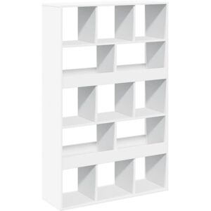 vidaXL 3309375 Witte Kamerverdeler Boekenkast - Boekenkast vidaXL 3309375 Witte Kamerverdeler Boekenkast - Boekenkast