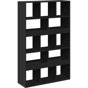 vidaXL Boekenkast Zwart 100x33x187.5 cm Engineered Wood - Boekenkast vidaXL Boekenkast Zwart 100x33x187.5 cm Engineered Wood - Boekenkast