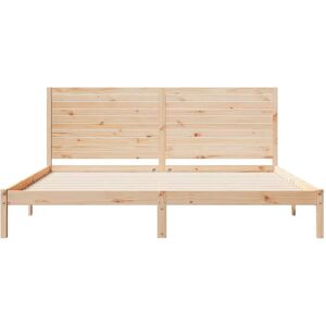 vidaXL 180x220 cm Bed Frame - Durable Solid Pinewood Support vidaXL 180x220 cm Bed Frame - Durable Solid Pinewood Support
